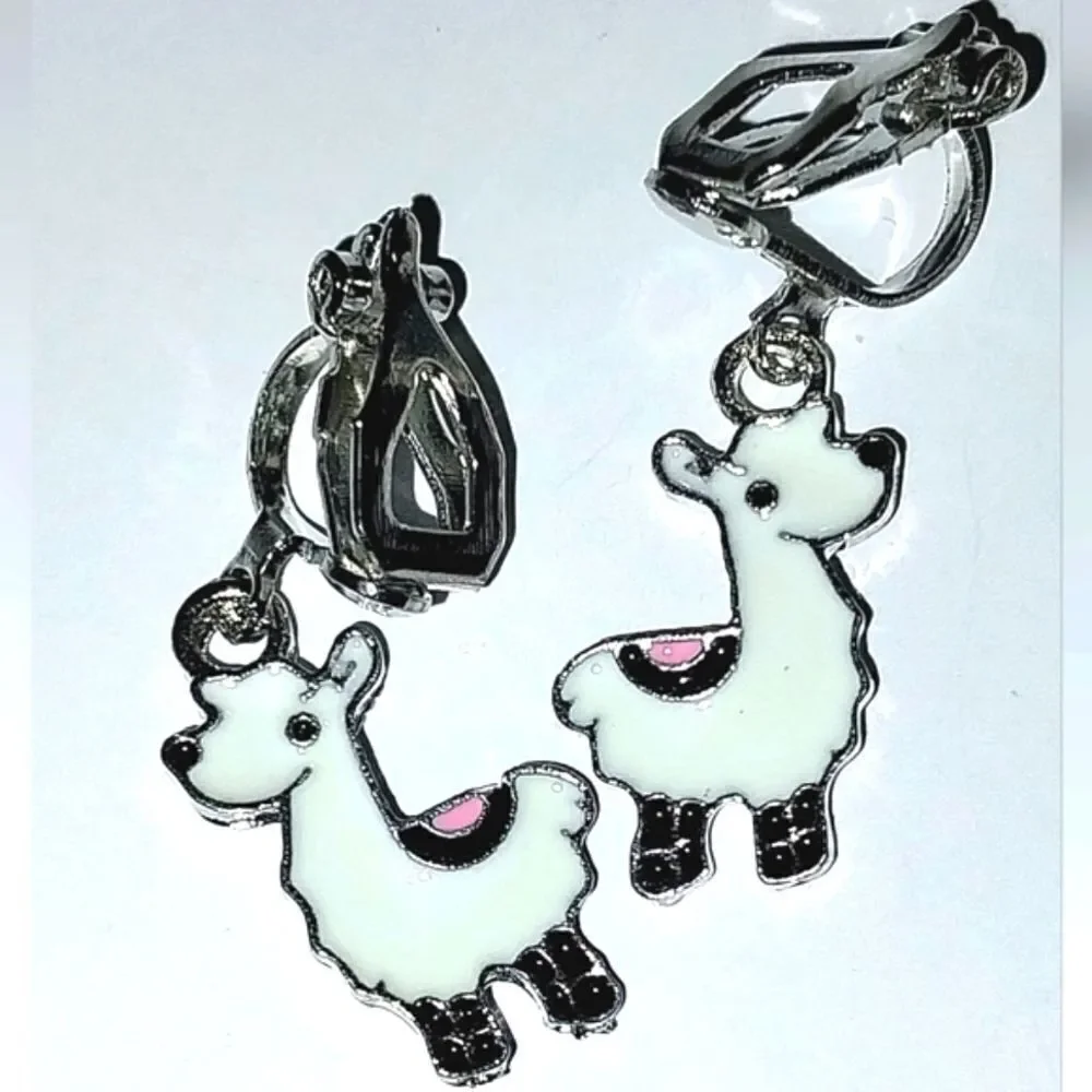 Super cute kid's fashion clip-on earrings